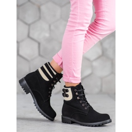 SDS Textile Trappers With Sheepskin black 1