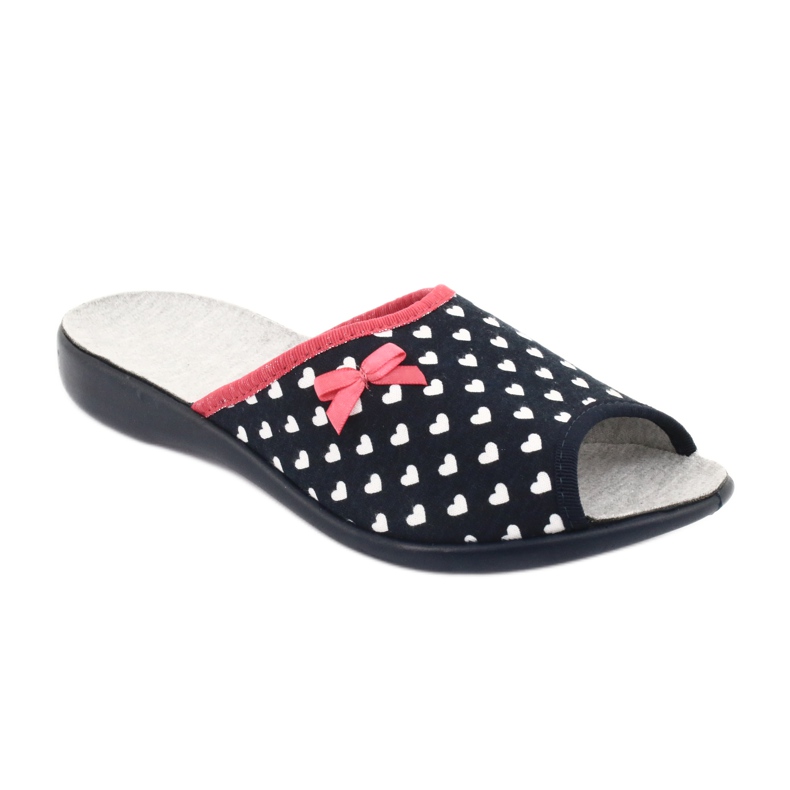 Befado women's shoes pu 254D099 white navy blue 2 Befado women's shoes pu 254D099 white navy blue 2