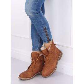 Camel 758-PA Camel boots on sheepskin brown 1