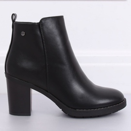 Black high-heeled boots BM-9077 Black 1
