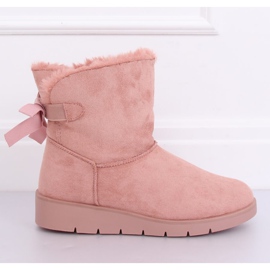 Pink women's snow boots A-3 Pink 1