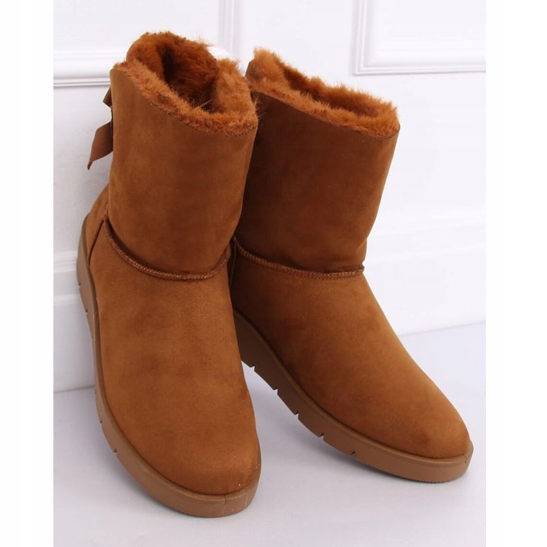 Women's camel A-3 Camel snow boots brown 1