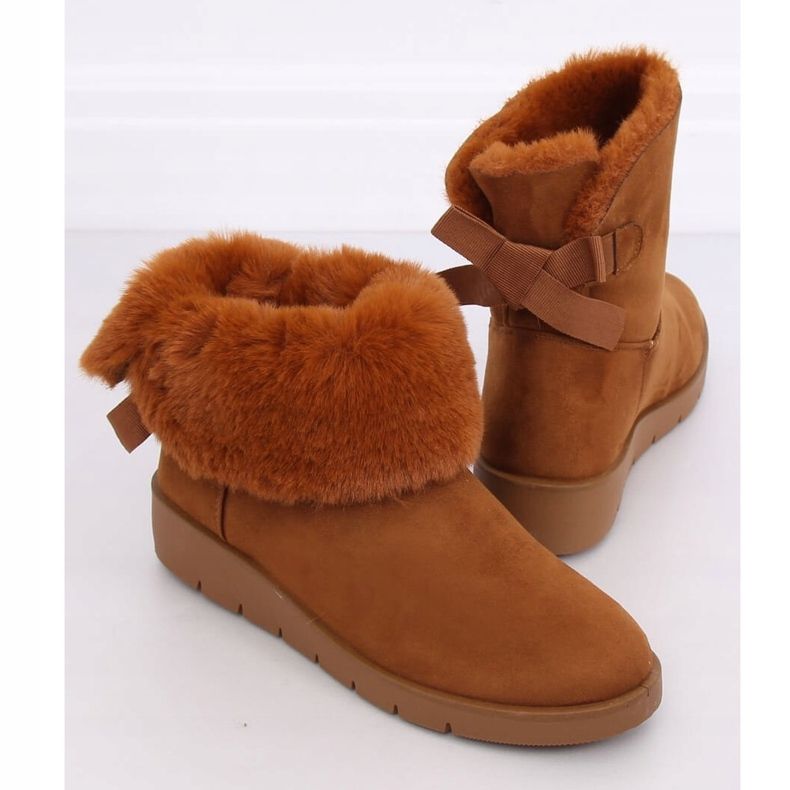 Women's camel A-3 Camel snow boots brown 2