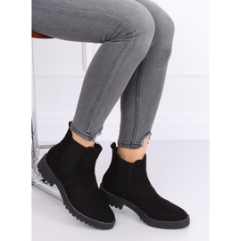 Black Chelsea boots for women 7683-PA Black 1