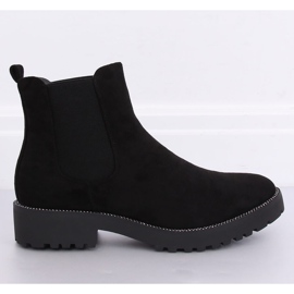 Black Chelsea boots for women 7683-PA Black 2