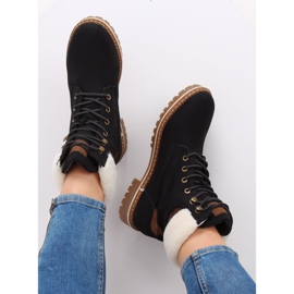 Black timber boots 185-PA Black 2