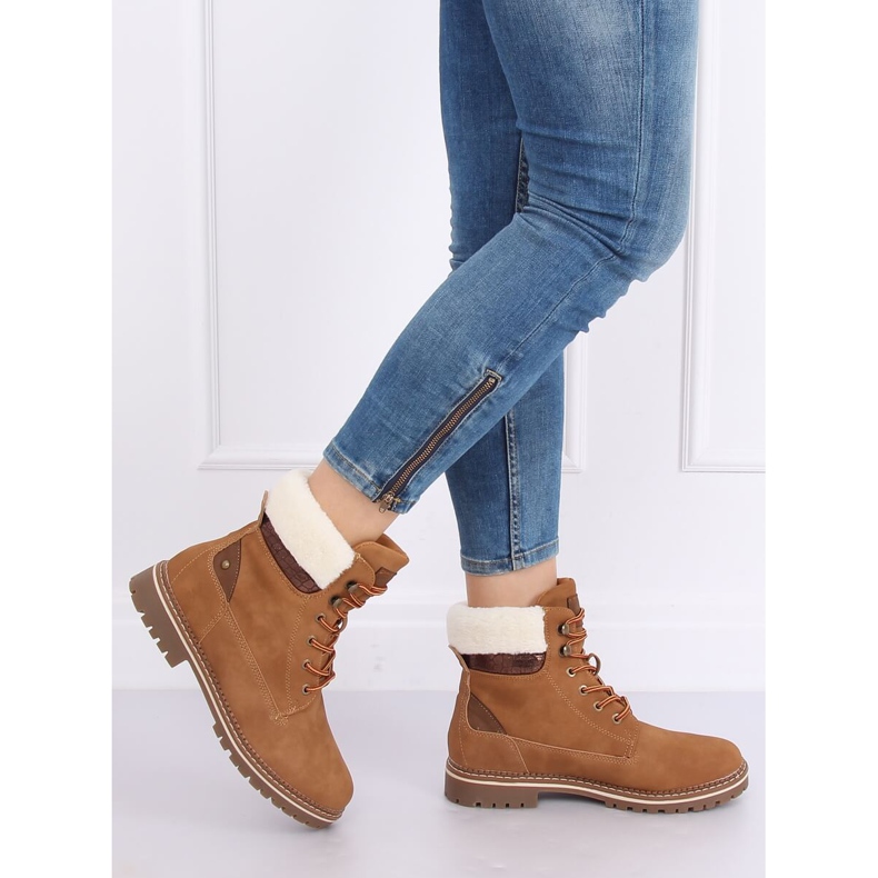 Timber boots camel 185-PA Camel brown 1