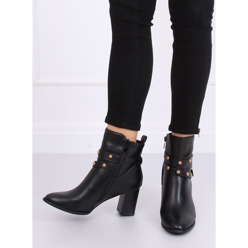 Black high-heeled boots 7968-GA Black 1