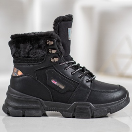 Yes Mile Sneakers With Fur black 2 Yes Mile Sneakers With Fur black 2