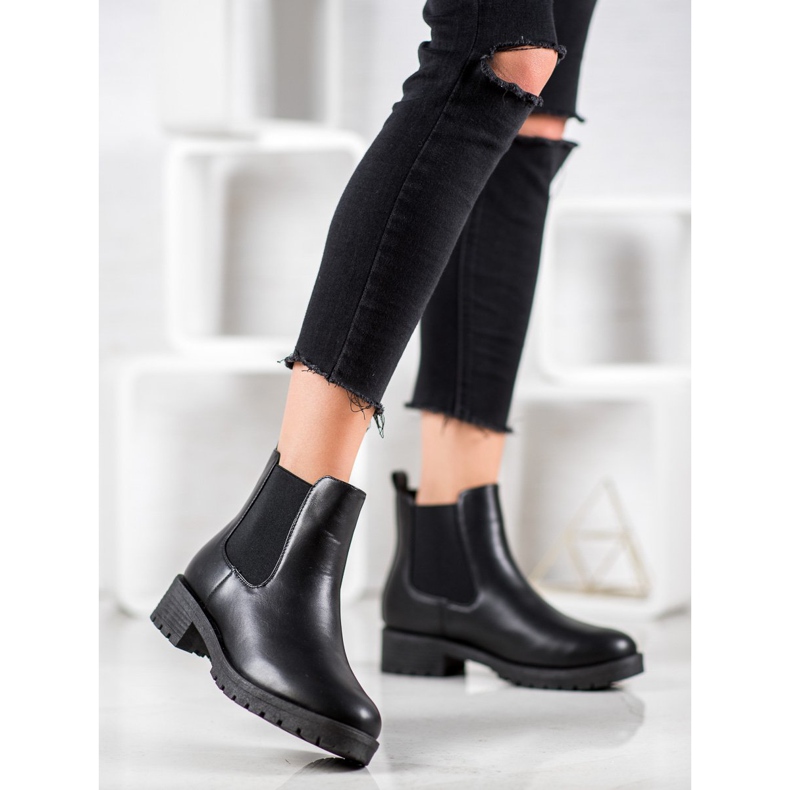 SHELOVET Slip-On Chelsea Boots black 1 SHELOVET Slip-On Chelsea Boots black 1
