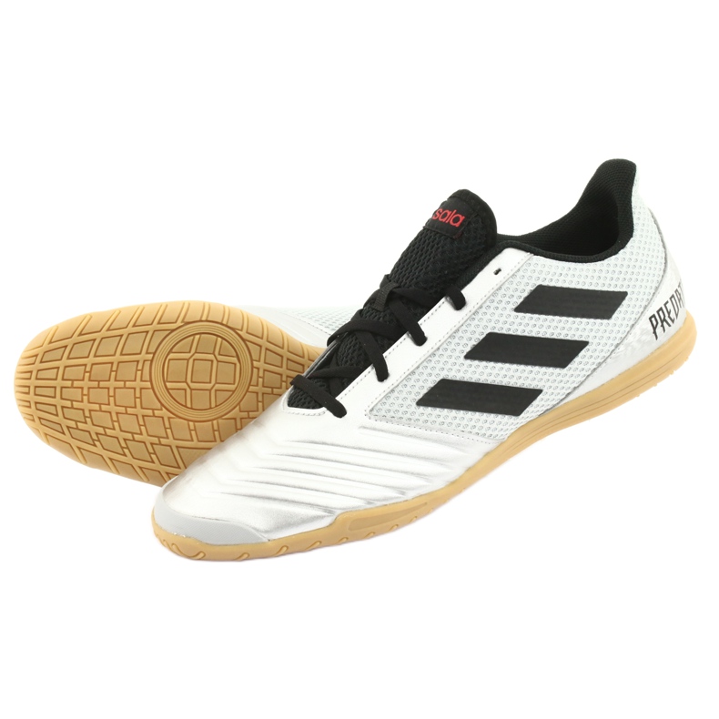 Indoor shoes adidas Predator 19.4 In M F35630 silver 4