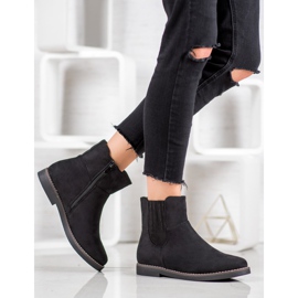 Clowse Comfortable suede boots black 2