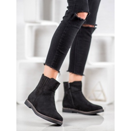 Clowse Comfortable suede boots black 1