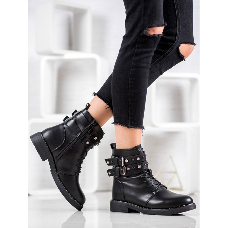 SDS Workers With Cubic Zirconia black 1