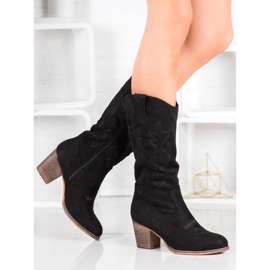 Abloom Cowboy boots black 1 Abloom Cowboy boots black 1
