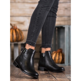 Nio Nio Fashionable Boots With Buckle black 2 Nio Nio Fashionable Boots With Buckle black 2