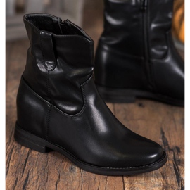 Ideal Shoes Cowboy boots With Eco Leather black 5