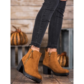 SHELOVET Comfortable Boots On The Platform brown 1