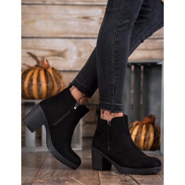 SHELOVET Comfortable Boots On The Platform black 1