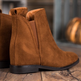 SHELOVET Comfortable cowboy boots brown 1