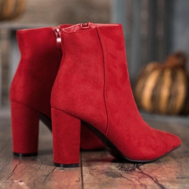 Super Me Sexy high-heeled boots red 1