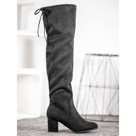 Clowse Elegant Suede Boots black 2