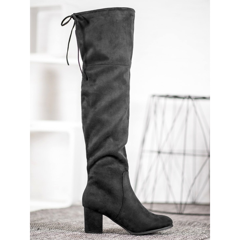 Clowse Elegant Suede Boots black 2