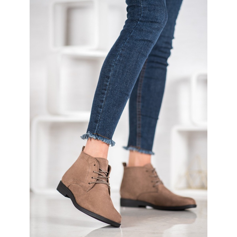 Goodin Comfortable Suede Boots brown 2