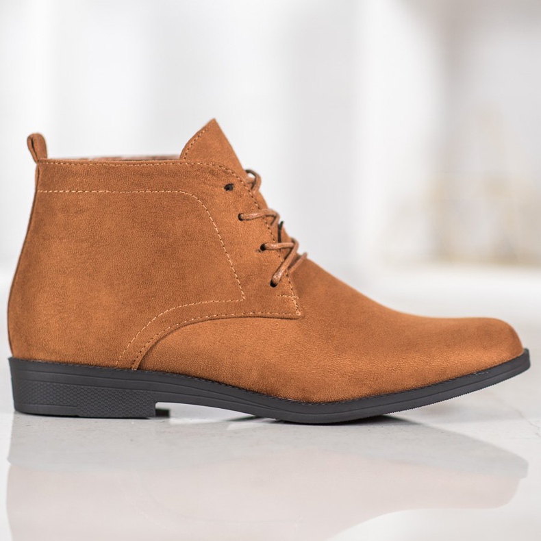 Goodin Comfortable Suede Boots brown 2