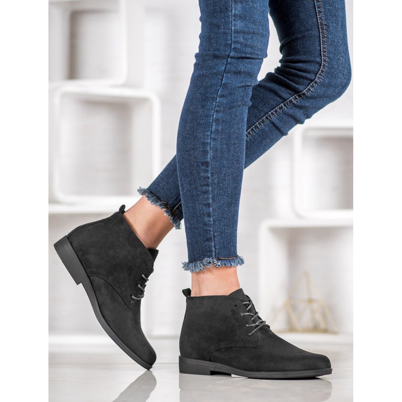 Goodin Comfortable Suede Boots black 2