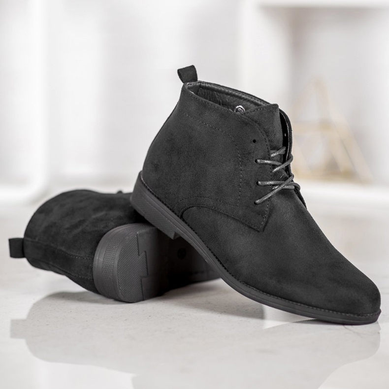 Goodin Comfortable Suede Boots black 1