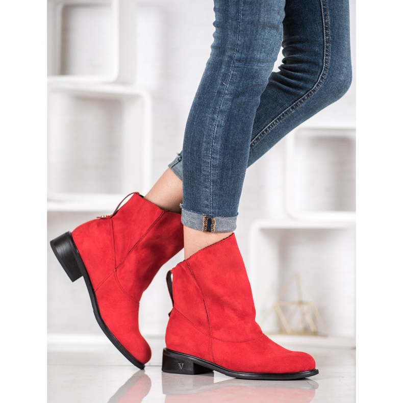 Gogo Red Booties 1
