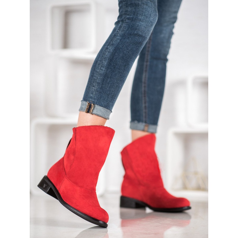 Gogo Red Booties 2