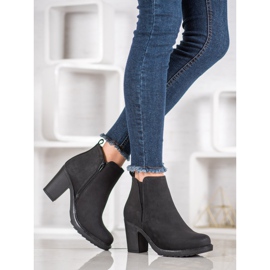 Goodin Textile Booties On The Post black 1