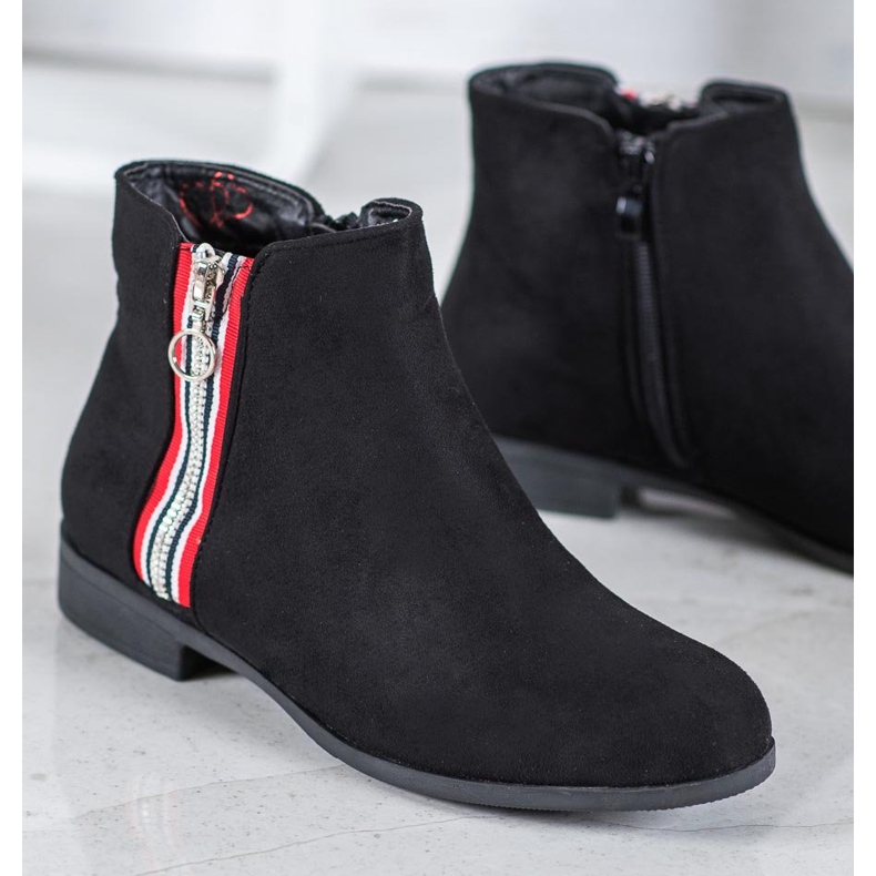 SHELOVET Warm Booties With A Zipper black 1