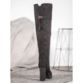 Evento Suede Platform Boots black 2