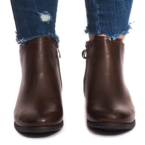 Warm boots J606 Camel brown 1