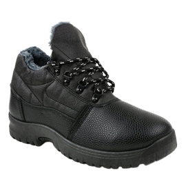 Black 7M700 trekking shoes 1
