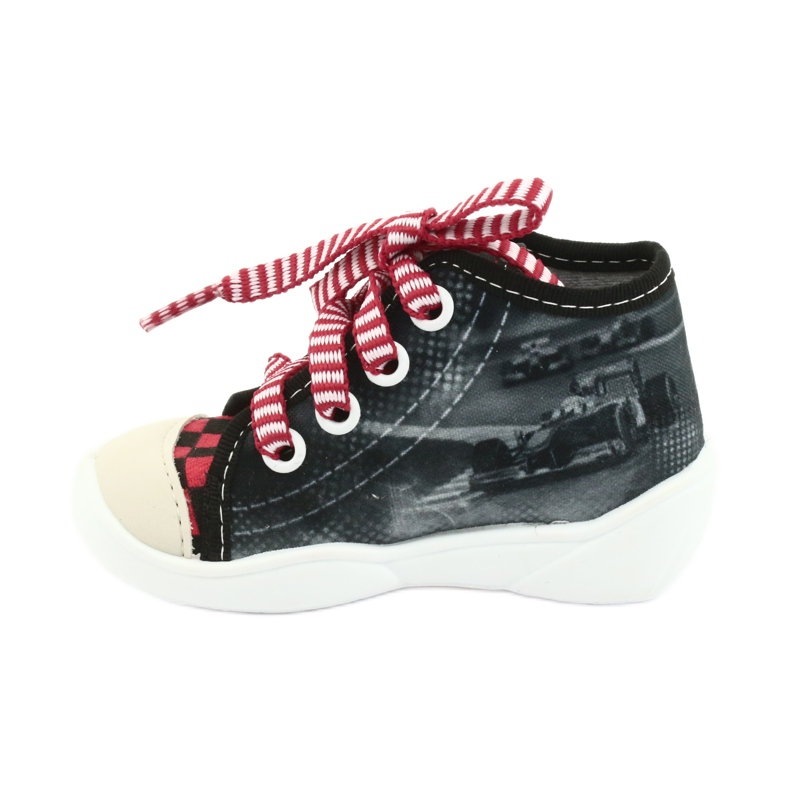 Befado children's shoes 218P050 black red grey 2