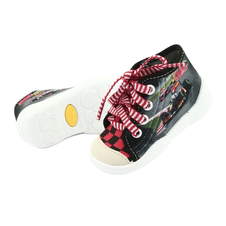 Befado children's shoes 218P050 black red grey 5