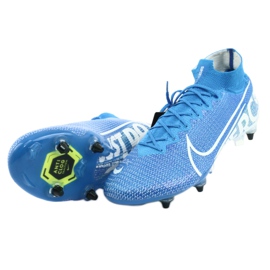Nike Mercurial Superfly 7 Elite SG-Pro Ac M AT7894-414 football shoes blue 5