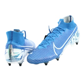 Nike Mercurial Superfly 7 Elite SG-Pro Ac M AT7894-414 football shoes blue 4