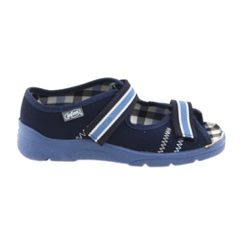 Befado children's shoes 969X101 navy blue blue 1