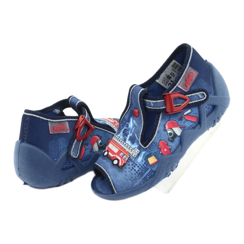 Befado children's shoes 217P101 red navy blue blue 4 Befado children's shoes 217P101 red navy blue blue 4