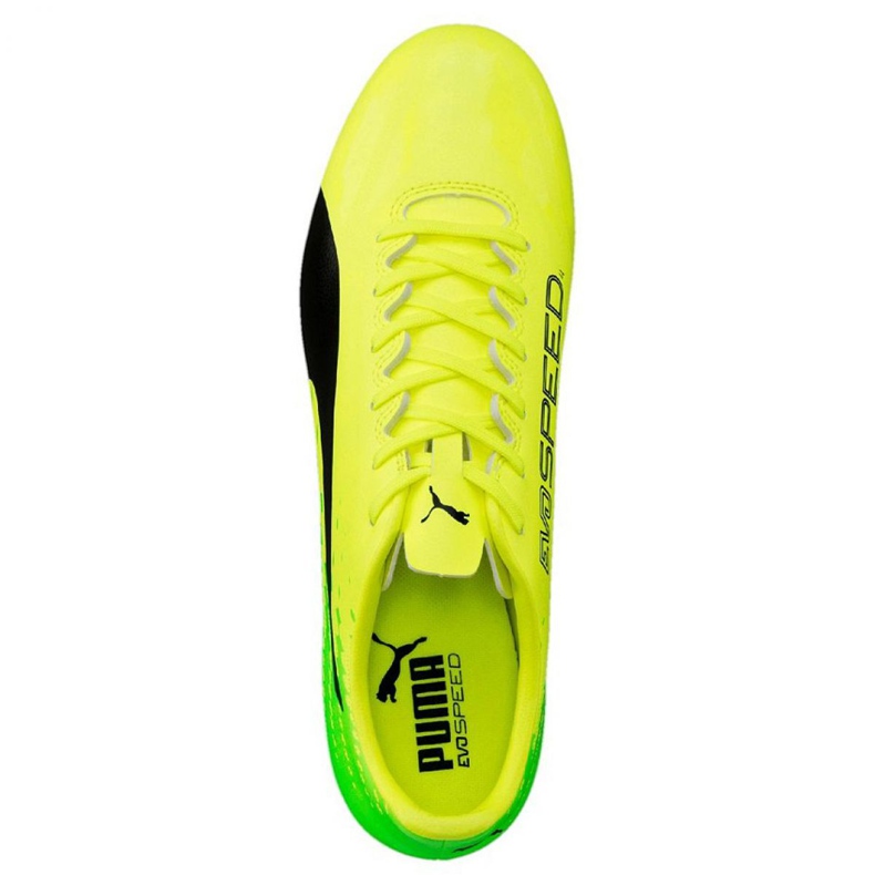 Football boots Puma Evo Speed ​​17.4 Fg M 104017 01 multicolored yellow 1