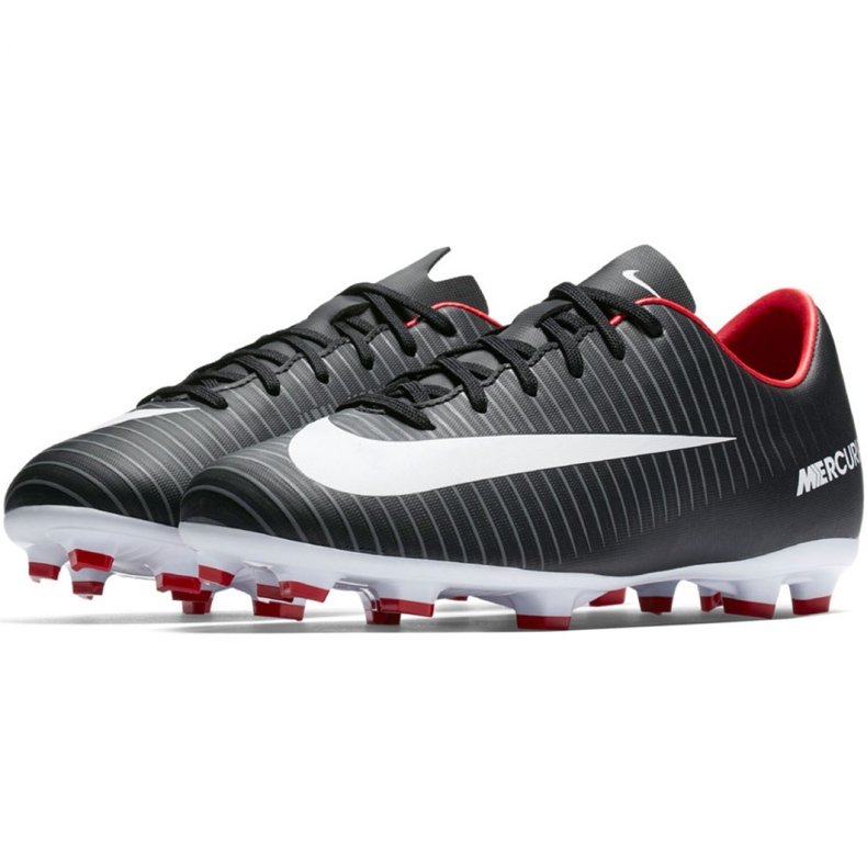 Nike Mercurial Vapor Xi Fg Jr 831945-002 soccer shoes black black 2 Nike Mercurial Vapor Xi Fg Jr 831945-002 soccer shoes black black 2
