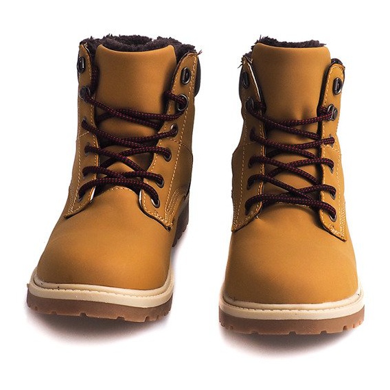 Timberki Trapery Snow boots D08 Camel brown 1
