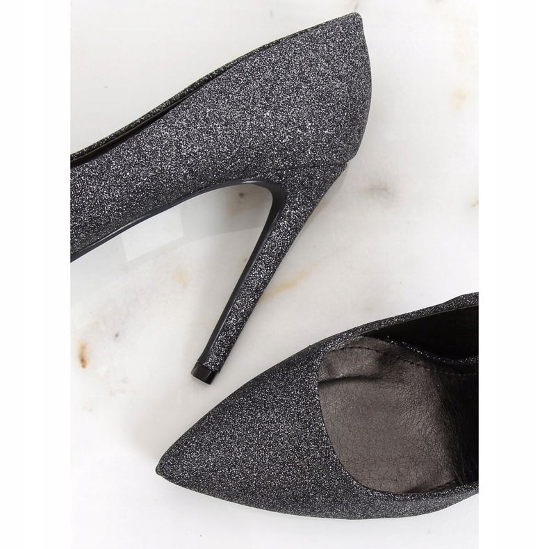 Graphite brocade pins NF-58P Pewter black multicolored 1