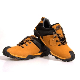 Trekking Boots NAT Leather. 6254 Camel brown black 2