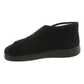 Dr.ORTO Befado warm women's pu slippers 986D011 black 2